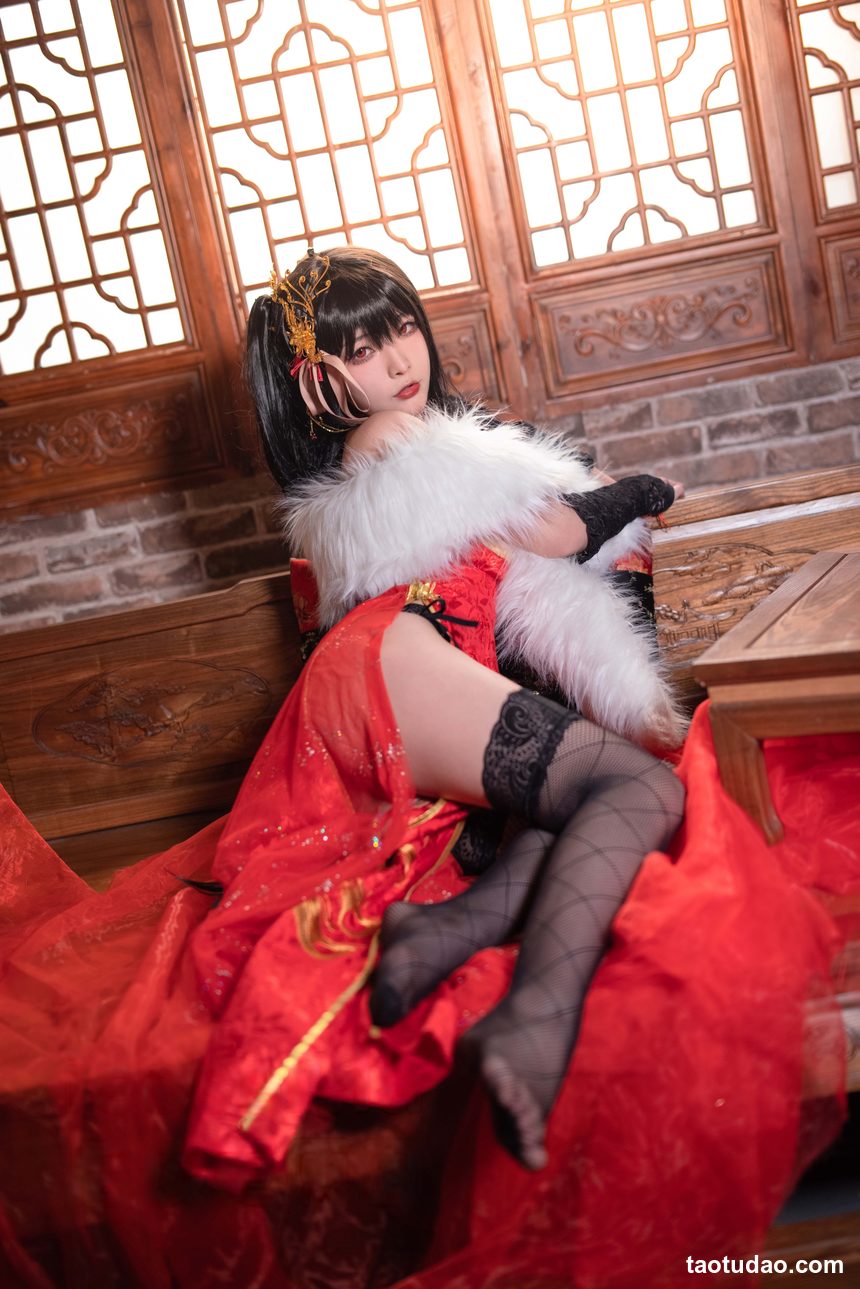 图片[3]-yuuhui玉汇碧蓝航线 大凤旗袍[23P-148M]-艺库