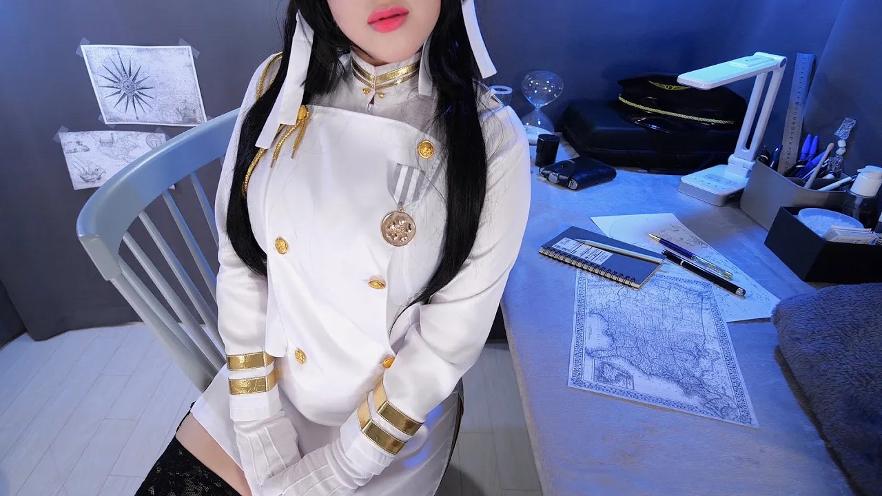 [ppomo]大姐姐帮你清洁耳朵|碧海航线爱宕犬Cosplay-番茄PPOMO / 韩国ASMR-艺库