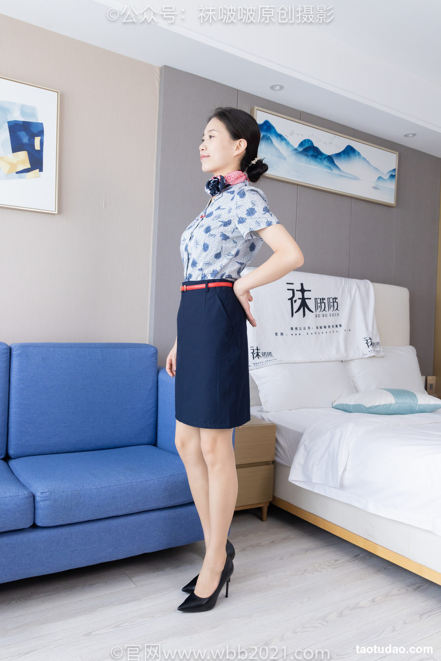 图片[2]-[BoBoSocks袜啵啵]NO.334 芝士-东航制服、两双高跟鞋、薄肉丝、薄灰丝[141P+1V／7.56GB]-艺库