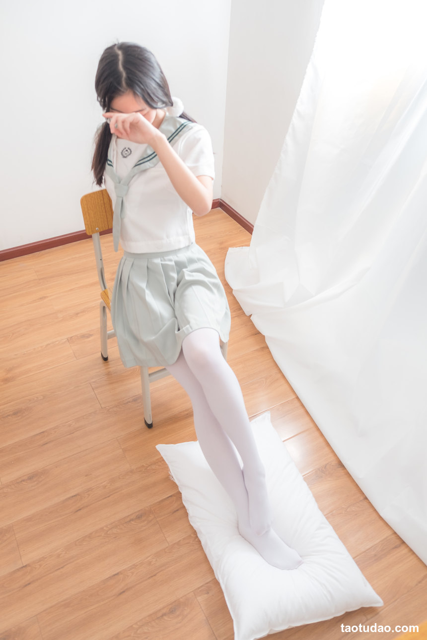 图片[2]-喵写真 VOL.025 双马尾学妹白丝 [63P-201MB]-艺库