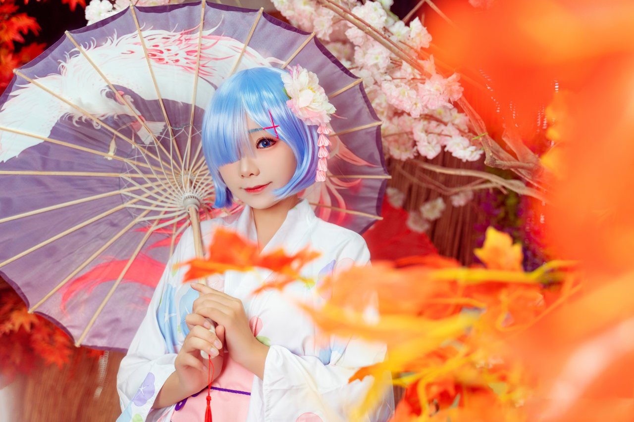 从零开始的异世界 蕾姆浴衣Cosplay图（蕾姆COS图）-艺库