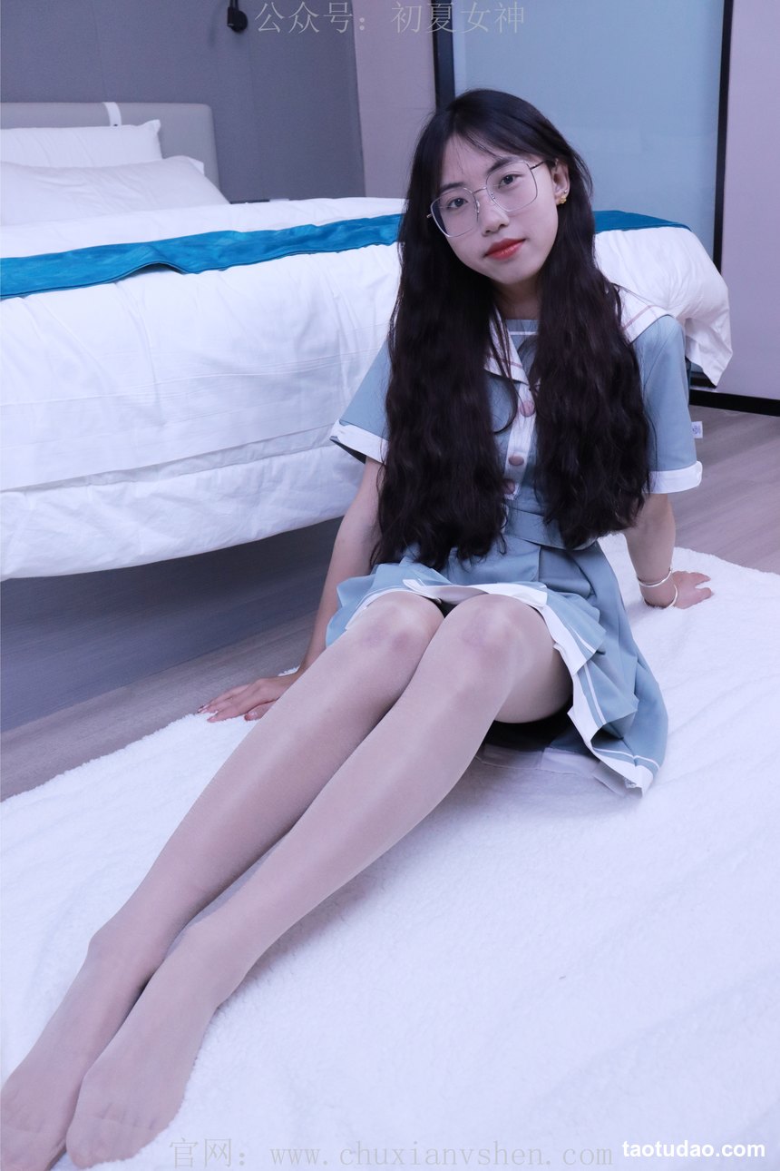 图片[2]-初夏女神 NO.008 雪糕 浅蓝色JK裙搭配小白鞋[135P+1V-4.29GB]-艺库