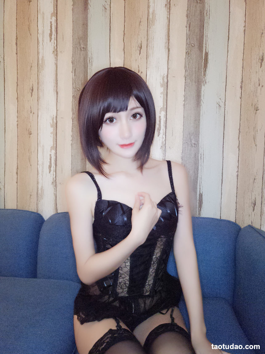 图片[2]-木之本果 –  黑色情趣内衣[21P-73.4M]-艺库