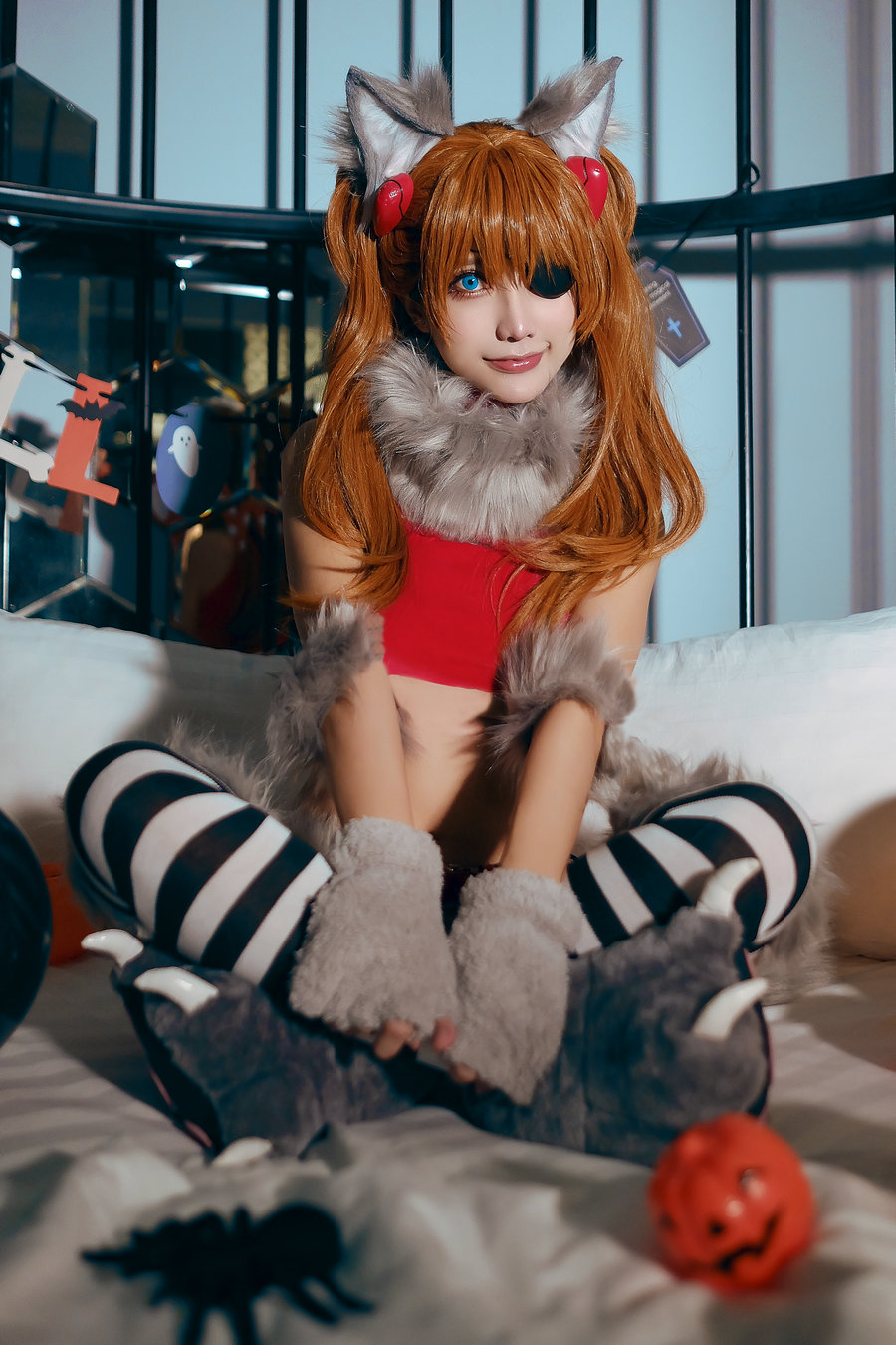 MingTao 明桃 – Asuka Werewolf / 33P-323MB / cos萌妹-绅士图