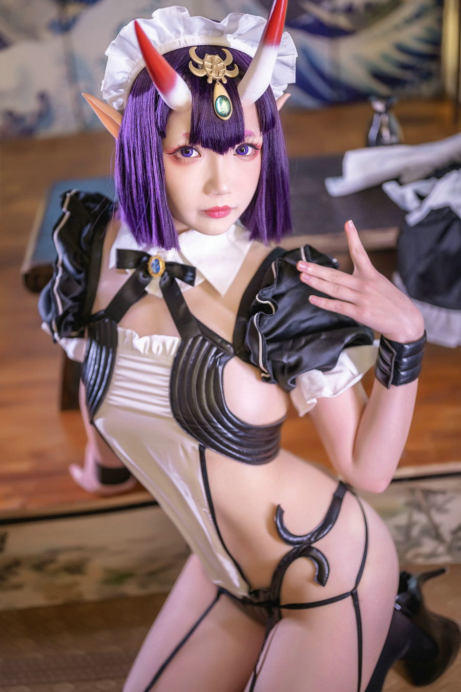 Yuki亭 - Shuten Douji Maid / 52P-89MB / cos萌妹-艺库