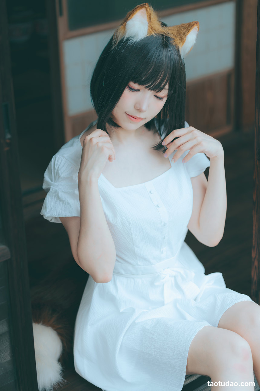 图片[2]-Ely_eee(ElyEE子) – 2023.July B-Dongitsune 白洋裝狐少女 [59P+2V-167MB]-艺库