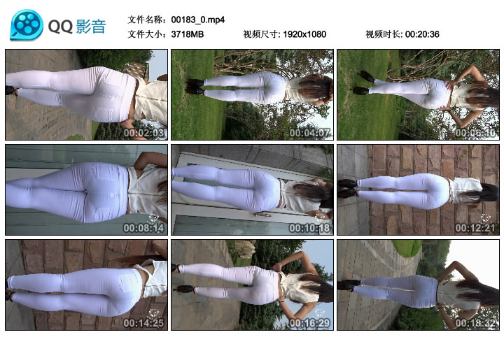 精选街拍视频 No.159 Paul大师作品 小朵白色紧身大臀透内模拍 / MP4-3.63GB / 街拍视频-艺库