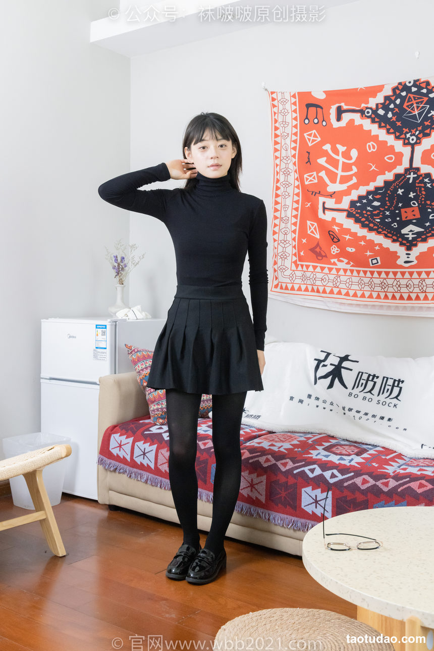 图片[2]-[BoBoSocks袜啵啵]NO.466 糯米-皮鞋、厚黑丝[140P+1V／7.09GB]-艺库