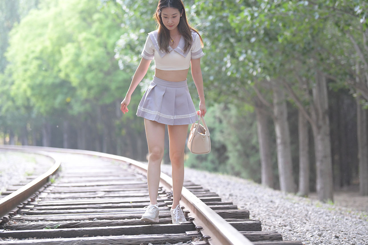 图片[4]-都市丽人 超短裙女孩 下一站守候 [套图+视频-37.5G]-艺库